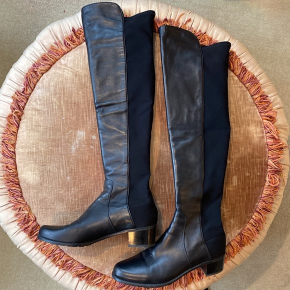 STUART WEITZMAN OVER-THE-KNEE 50/50 RESERVE BOOTS EUC - Picture 10 of 14